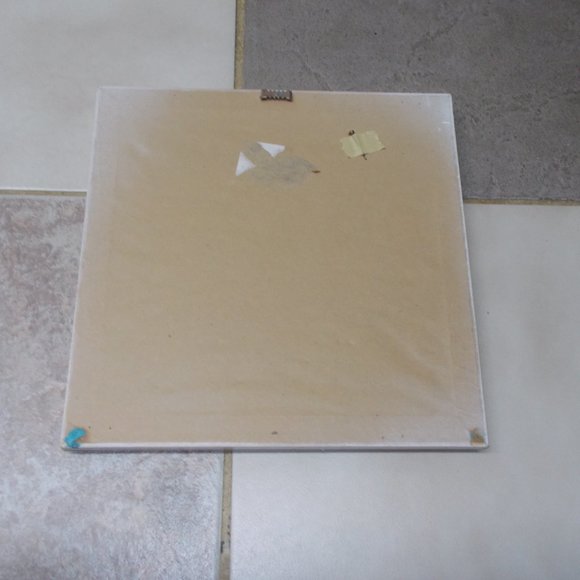 Bowl of fruit signed & professionally framed in white wood frame - Picture 3 of 3